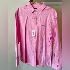 Never worn Vineyard Vines pink Button down